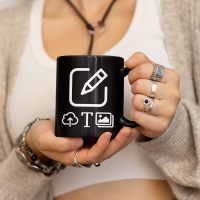 Schwarze Tasse - Schwarz