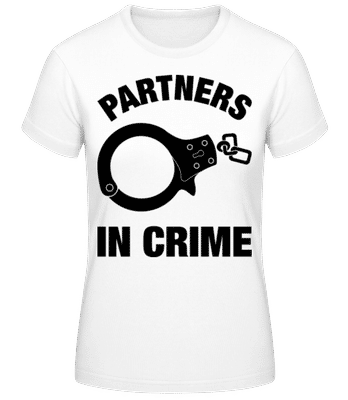 Partner in crime - Women's Basic T-Shirt - White - Front