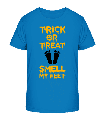 Trick or Treat, Vôňa moje nohy - Detské bio tričko Stanley Stella 2.0 - Kráľovská modrá - Predné