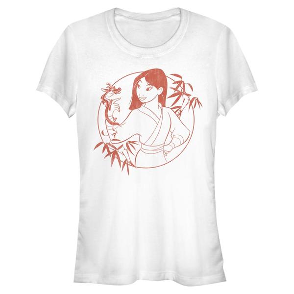 Aperçu: Disney - Mulan - Mulan Bamboo - Femme T-shirt - Blanc - Devant