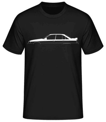 'Opel Omega 3000 A' Silhouette - Männer Basic T-Shirt - Schwarz - Vorne