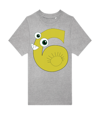 Six Escargots - T-shirt homme B&C - Gris chiné - Devant