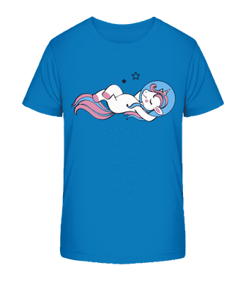 Astronaute Licorne - T-shirt bio Enfant Stanley Stella 2.0 - Bleu royal - Devant