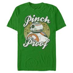 Star Wars - Poslední Jediovia - BB-8 Pinch Proof BB8 - Deň svätého Patrika - Pánske Tričko
