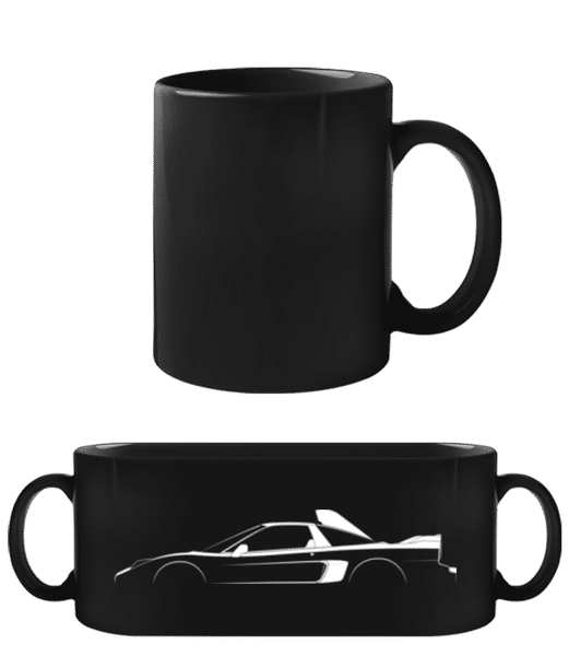 Vorschau: 'Honda NSX-R GT' Silhouette - Schwarze Tasse - Schwarz - Vorne