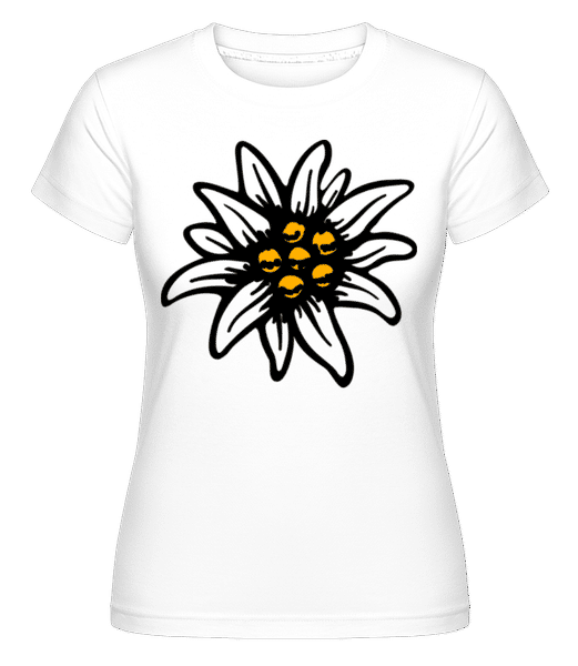 Aperçu: Edelweiss -  T-shirt Shirtinator femme - Blanc - Devant