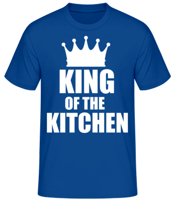 King Of the Kitchen - Camiseta básica para hombre - Azul real - delante