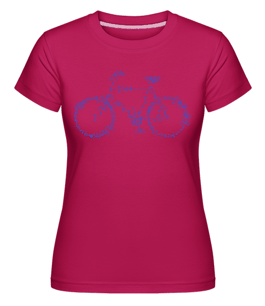 Aperçu: Vélo De Vélos -  T-shirt Shirtinator femme - Magenta - Devant