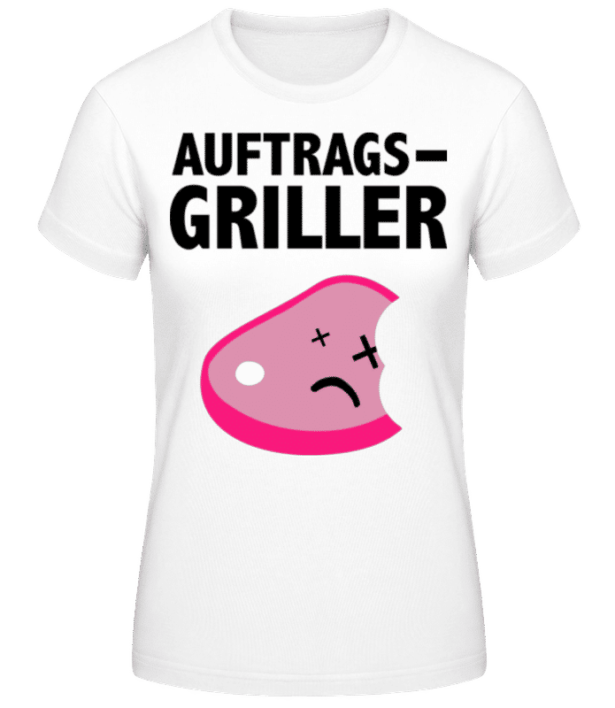 Vorschau: Auftragsgriller - Frauen T-Shirt B&C - Weiß - Vorne