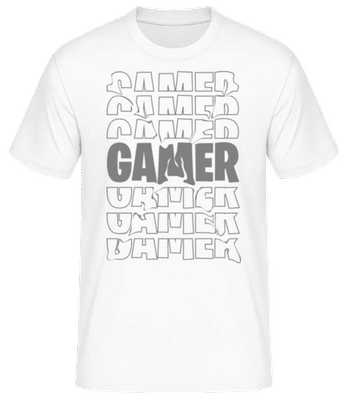 Gamer Design - T-shirt standard Homme - Blanc - Devant