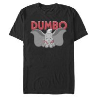 Disney Classics - Dumbo - Dumbo is - Männer T-Shirt - Schwarz - Vorne