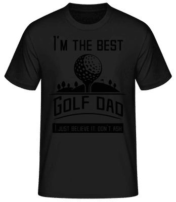 Im The Best Golf Dad - Pánske basic tričko - Čierna - Predné