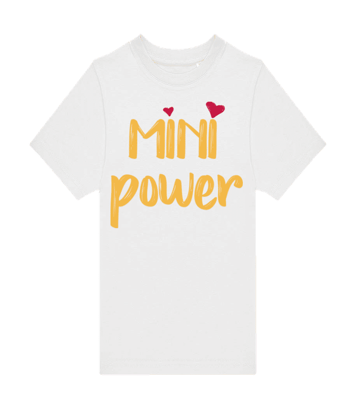 Náhľad: Mini Power - Pánske tričko B&C - Biela - Predné