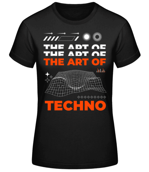 Aperçu: The Art Of Techno - T-shirt standard Femme - Noir - Devant