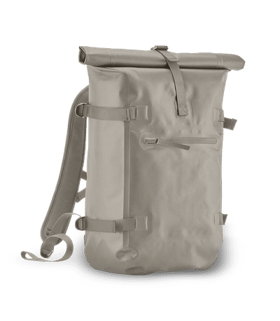 Sac à dos rolltop - Beige - Derrière