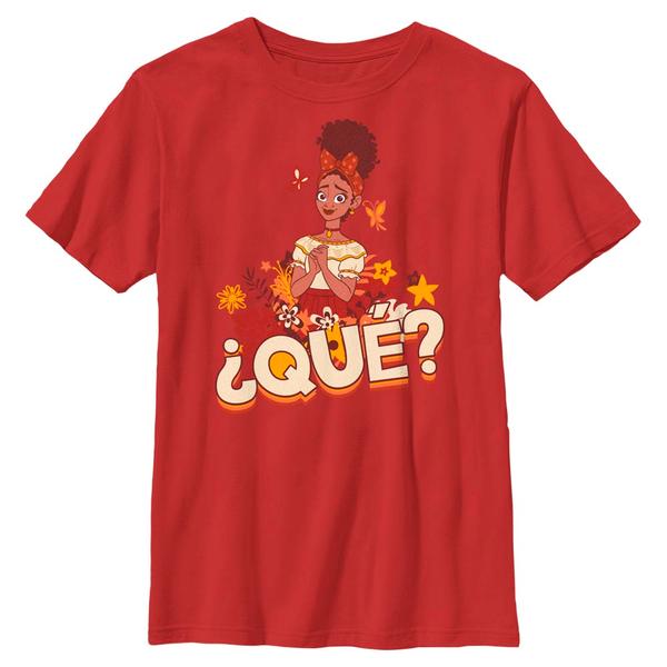 Preview: Disney - Encanto - Dolores Que - Kids T-Shirt - Red - Front