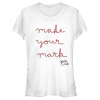 Disney Classics - Cruella - Text Make Your Mark - Mujeres Camiseta - Blanco - delante