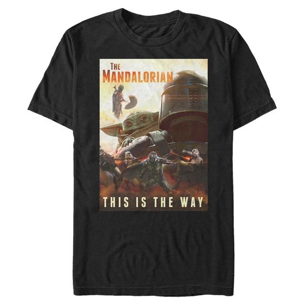 Aperçu: Star Wars - The Clone Wars - Skupina The Way Poster - Homme T-shirt - Noir - Devant