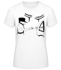 Papiers Ciseaux - T-shirt standard Femme - Blanc - Devant