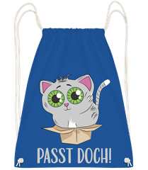 Katze Im Karton – Passt Doch · Turnbeutel