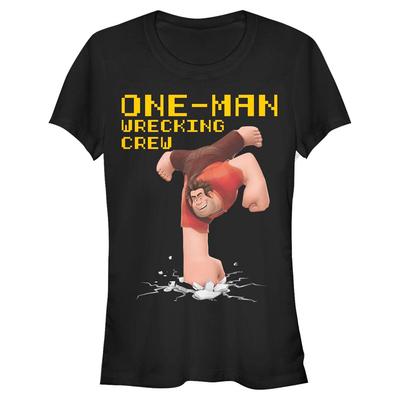 Disney - Wreck-It Ralph - Ralph Wrecking Crew - Women's T-Shirt - Black - Front