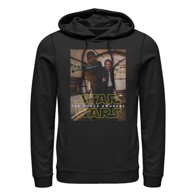 Star Wars - Le Réveil de la Force - Han Solo & Chewbacca Homies - Unisex Sweat à capuche - Noir - Devant
