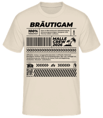 JGA Bräutigam Malle Crew 2026 · Männer T-Shirt B&C