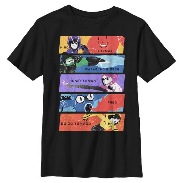 Aperçu: Disney - Les Nouveaux Héros - Skupina Hiros Heroes - Enfant T-shirt - Noir - Devant Aperçu: Disney - Les Nouveaux Héros - Skupina Hiros Heroes - Enfant T-shirt - Noir - Devant