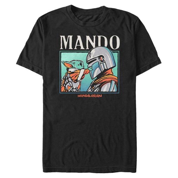 Aperçu: Star Wars - The Mandalorian - Mando & Child Found You - Homme T-shirt - Noir - Devant