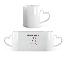 All You Need Is Love Formula · Tasse en forme de coeur