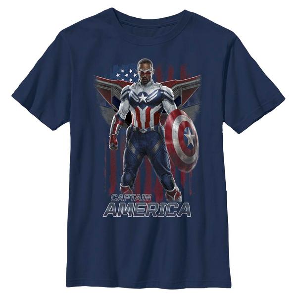 Marvel - Falcon et le soldat de l'hiver - Captain America Shield Cap Logo - Enfant T-shirt