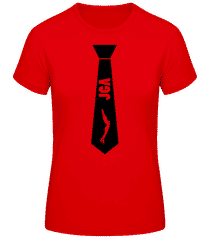 Krawatte JGA Stripperin 3 · Frauen T-Shirt B&C