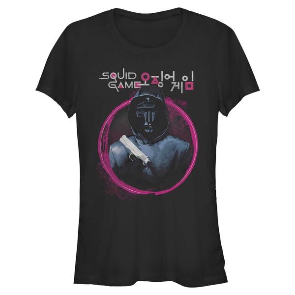 Preview: Netflix - Squid Game - Front Man Mike Honcho - Women's T-Shirt - Black - Front