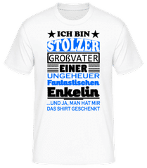 Stolzer Opa Tolle Enkelin · Männer Basic T-Shirt