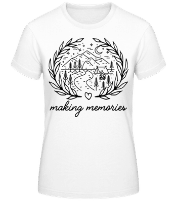 Making Memories - Dámské basic tričko - Bílá - Napřed