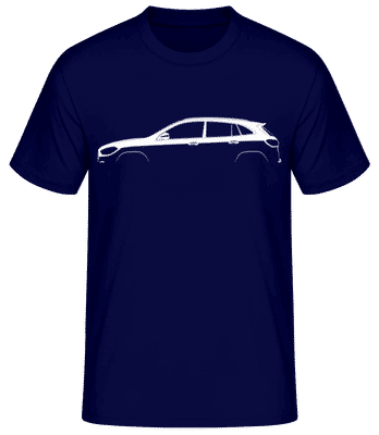 'Mercedes-Benz GLB AMG X247' Silhouette - T-shirt standard Homme - Bleu marine - Devant