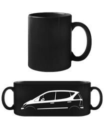'Mercedes-Benz A-Class  W168' Silhouette · Schwarze Tasse