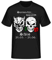 Metal Sternzeichen Schizo · Männer Basic T-Shirt