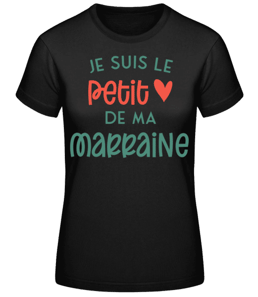 Aperçu: Je Suis Le Petit Roi - T-shirt standard Femme - Noir - Devant