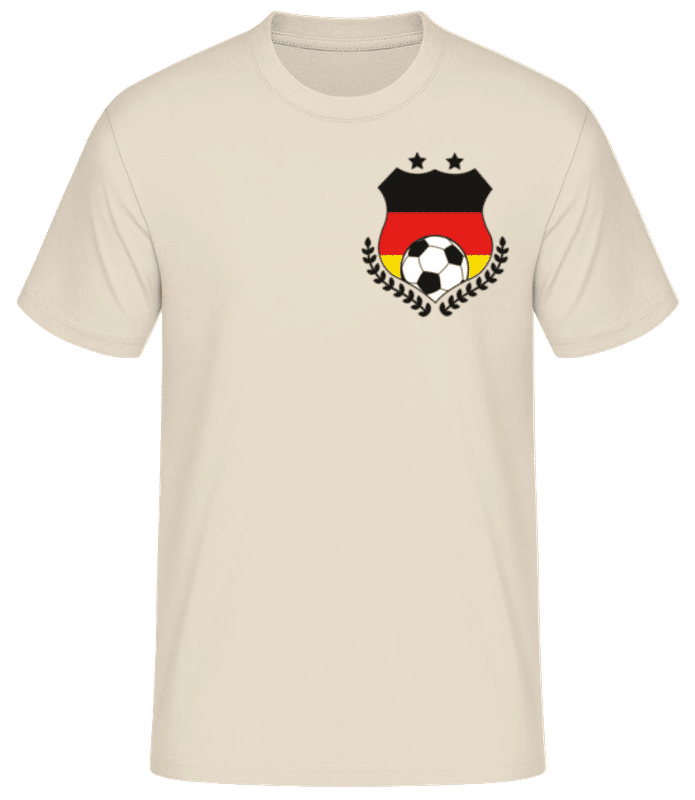Vorschau: Frauenfußball WM - Männer Basic T-Shirt - Creme - Vorne
