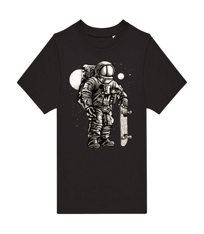 Aperçu: Astronaut Skater - T-shirt homme B&C - Noir - Devant