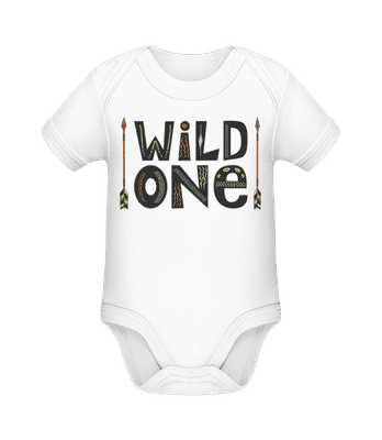 Wild One - Bio body pre deti - Biela - Predné