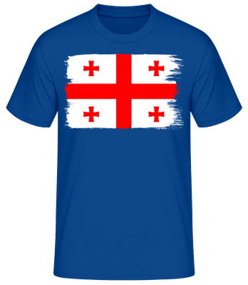 Country Flag Georgia - Men's Basic T-Shirt - Royal blue - Front
