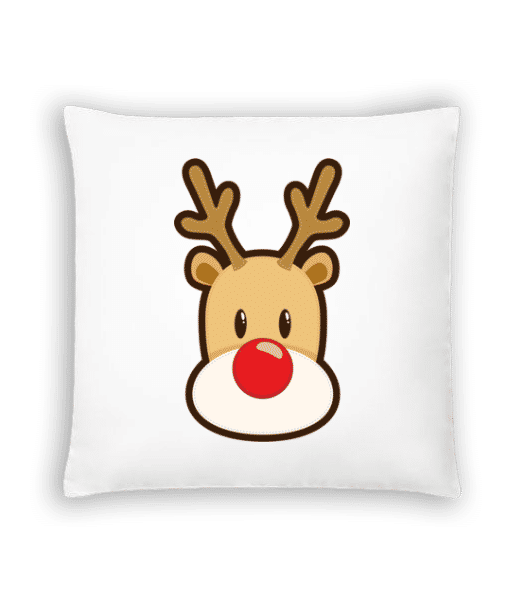 Aperçu: Logo du renne 1 - Coussin - Blanc - Devant