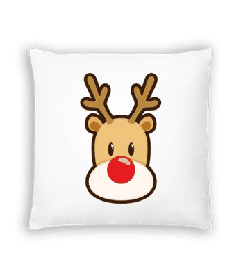 Logo du renne 1 - Coussin - Blanc - Devant