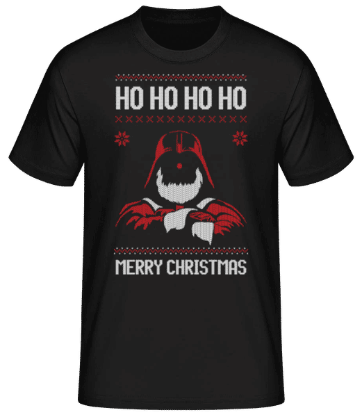 Aperçu: Santa Vader - T-shirt standard Homme - Noir - Devant