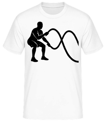 Battle Ropes - Men's Basic T-Shirt - White - Front
