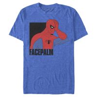 Marvel - Spider-Man - Spider-Man Facepalm - Men's T-Shirt - Heather royal blue - Front
