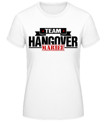 Team Hangover Mariée - T-shirt standard Femme - Blanc - Devant