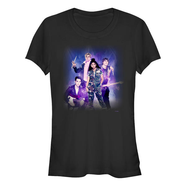 Aperçu: Netflix - Julie And The Phantoms - Skupina The Phantoms - Femme T-shirt - Noir - Devant